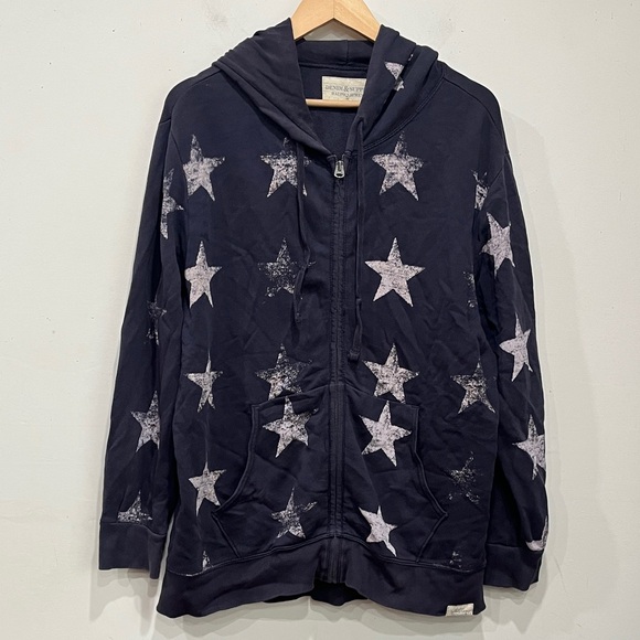 Denim & Supply Ralph Lauren Other - Ralph Lauren Denim & Supply Vintage US Stars Pattern Hoodie Sweatshirt XL